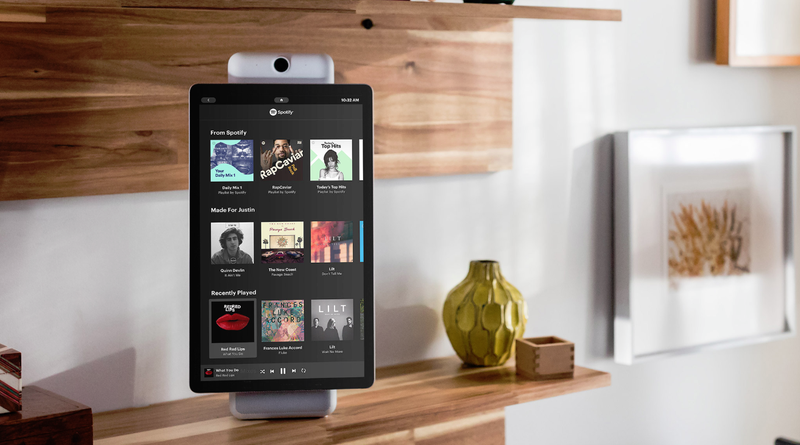 The Portal+’s larger display can rotate if you are tight on space, or to better see video calls made from a phone.